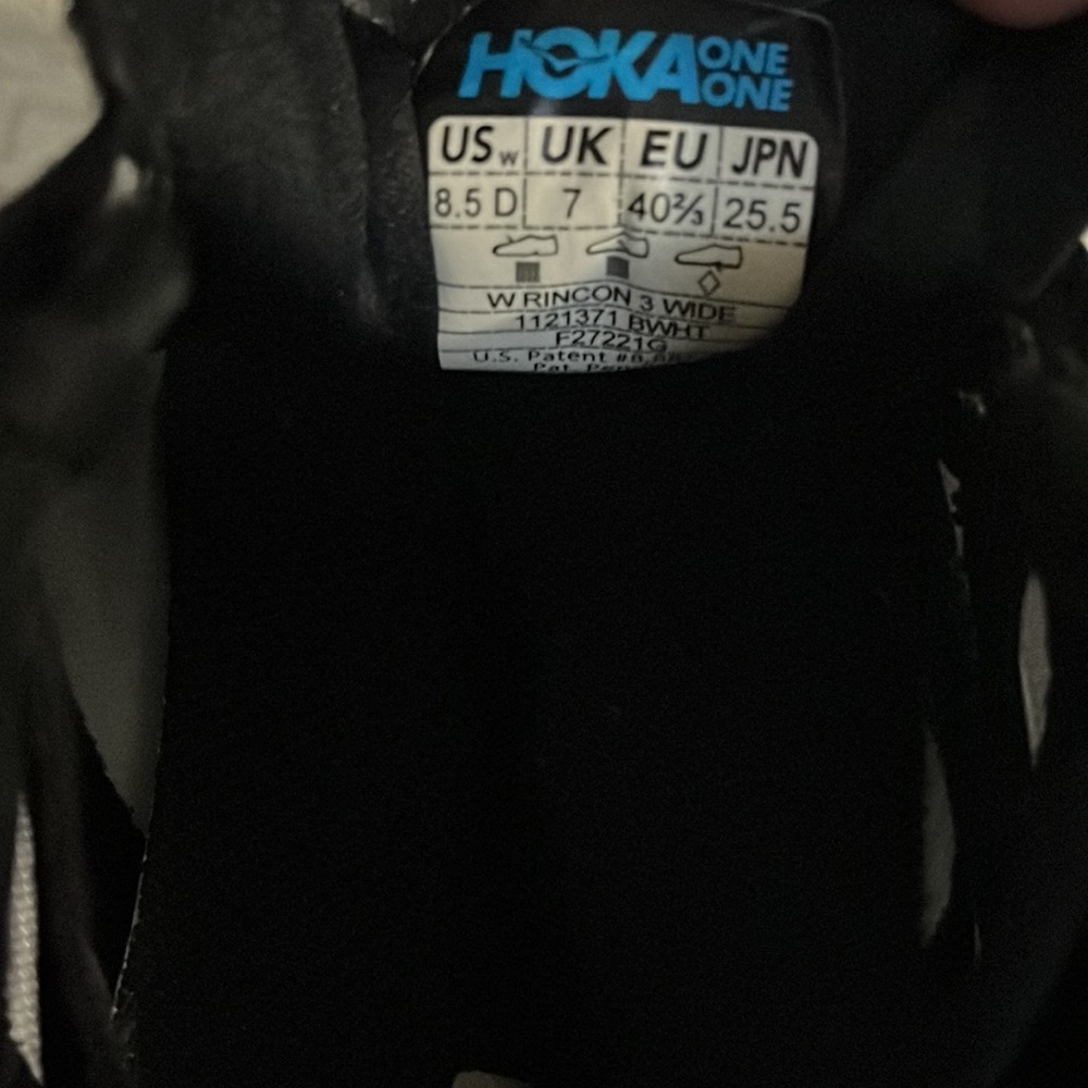 SOLD!!!!!!!HOKA RINCON 3 - Picture 5 of 5